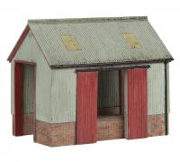 42-0022 Graham Farish Scenecraft Corrugated Goods Shed